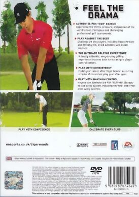 Tiger Woods PGA tour 10 - PS2 bak