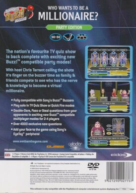 Who wants to be a millionaire - Party Edition - PS2 bak