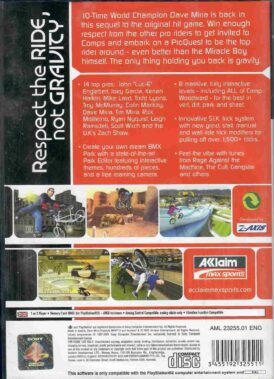 Alternative view of Dave Mirra: Freestyle BMX 2 - Begagnat spel till PS2