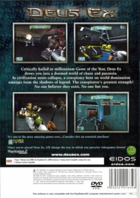 Alternative view of Deus Ex - Begagnat Playstation 2 spel