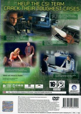 CSI 3 dimensions of murder ps2 bak
