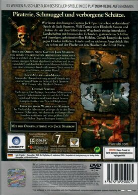 Fluch der Karibik: die Legende des Jack Sparrow - Platinum - PS2 bak