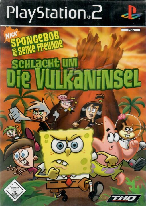 SpongeBob und seine freunde: Schlacht um die vulkaninsel - Playstation 2