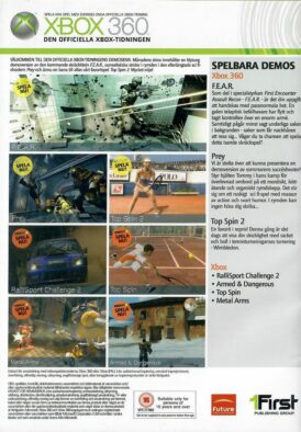 Alternative view of Xbox 360: Den officiella Xbox-Tidningen Nr. 4 september 06 - Begagnat spel till Xbox 360/Xbox