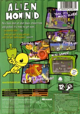 Alien Hominid - Xbox bak