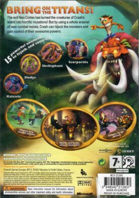 Alternative view of Crash of the Titans - Begagnat Xbox 360 spel