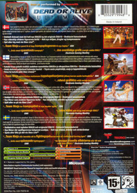 Dead or alive Ultimate xbox bak