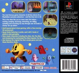 Pac-Man World - PS1 bak