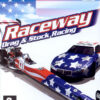 Framsidan till Racing tv-spelet Raceway: Drag & stock racing sony Playstations spelkonsol PS2