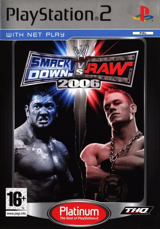 WWE SmackDown! vs Raw 2006 platinum ps2