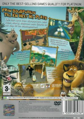 Madagaskar platinum svensk ps2 bak