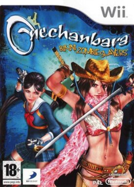Onechanbara: Bikini Zombie Slayers - Begagnat Nintendo Wii spel