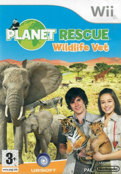 Planet Rescue: Wildlife Vet - Begagnat Wii spel