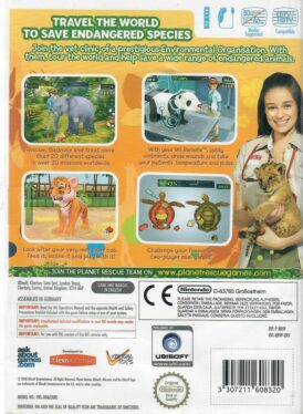 Alternative view of Planet Rescue: Wildlife Vet - Begagnat Wii spel