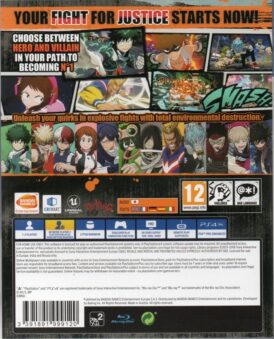 My Hero One's Justice - Playstation 4 bak