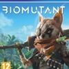 Framsidan av spelboxen till biomutant på Playstation 4 (PS4) i europeisk PAL utgåva