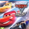 framsidan av spelboxen till tv-spelet cars 3 driven to win till playstation 4 i europeisk pal utgåva