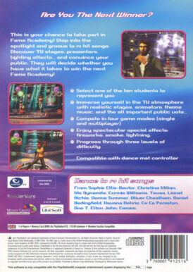 Fame Academy - dance edition - Playstation 2 bak