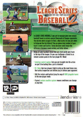 League Series Baseball 2 - Playstation 2 bak