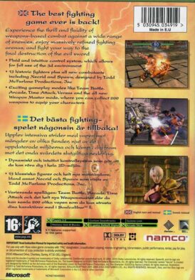 Alternative view of Soulcalibur II - Svensk - Begagnat Xbox spel