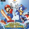 Framsidan till Segas sportspel Mario & Sonic at the Olympic Winter Games på nintendo Wii i europeisk pal utgåva