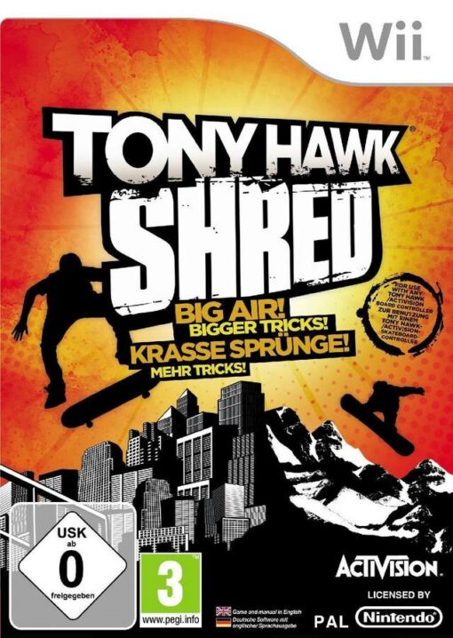 Tony Hawk: Shred - Begagnat Nintendo Wii spel