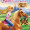 Framsidan av spelboxen till Barbie Horse Adventures: Riding Camp på Nintendo Wii i Europeisk PAL utgåva
