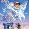Framsidan av spelboxen till tvspelet Dora the Explorer: Dora Saves the Snow Princess på Nintendo Wii i europeisk pal utgåva