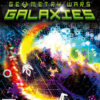 Framsidan till Tv-spelet Geometry Wars: Galaxies på Nintendo Wii i europeisk PAL utgåva