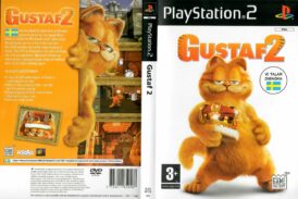 Hela inlay scannat av spelboxen til TV-spelet Gustaf 2 på Playstation 2 i svensk pal utgåva