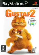 Framsidan av spelboxen til TV-spelet Gustaf 2 på Playstation 2 i svensk pal utgåva