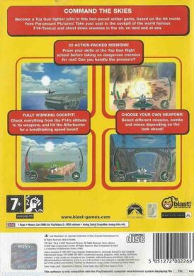 Alternative view of Top Gun - Begagnat Playstation 2 spel