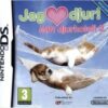 Framsidan av det handhållna tvspelet Jag Älskar djur: Mitt Djurhotell 2 på Nintendo DS i Europeisk (och svensk) PAL utgåva.