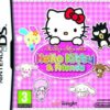 Framsidan av spelboxen till det handhållna och nintendo exklusiva Nintedo DS spelet Loving Life with Hello Kitty & Friends i europeisk PAL utgåva