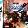 Framsidan av spelboxen till tv-spelet Warhammer 40,000: Squad Command på Nintendo DS i europeisk PAL utgåva