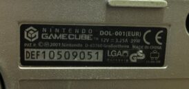 Nintendo GameCube konsol (DOL-001 EUR) Silver - Begagnad GC konsol - Bild 3