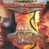 Framsidan av spelboxen till TV-spelet Command & Conquer Red Alert 2 Plus Yuri's Revenge till PC i europpeisk PAL utgåva