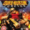 Framsidan av tv-spelet Duke Nukem Forever på PS3 i europeisk PAL utgåva