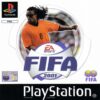 Framsidan av EA sports tv-spel Fifa 2001 på playstation 1 i europeisk PAL utgåva.