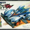 Framsidan av spelboxen till Video-spelet Mini-Yonku Shining Scorpion Lets & Go!! på Super Famicom i Japansk NTSC-J utgåva