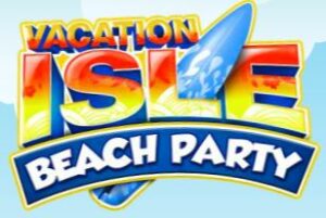 Vacation isle Beach party logotyp