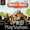 Framsidan av spelboxen till TV-spelet Asterix & Obelix Möter Caesar på Playstation 1 i europeisk och svensk PAL utgåva