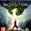Framsidan av spelboxen till Tv-spelet Dragon Age Inquisition på playstation 4 i europeisk PAL utgåva