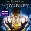Framsidan av spelboxen till tv-spelet Fable The Journey på Xbox 360 i europeisk PAL utgåva