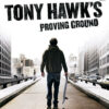 Framsidan av spelboxen till TV-spelet Tony Hawk's Proving Ground på xbox 360 i europeisk PAL utgåva