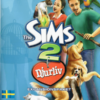 Framsidan av spelboxen till datorspelet (expansionen) The sims 2 djurliv till PC i svensk/europeisk pal utgåva.