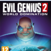 framsidan av spelboxen till tvpspelet Evil Genius 2 World Domination på Playstation 5 i europeisk pal utgåva