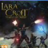 Framsidan av spelboxen till TV-spelet Lara Croft and the Temple of Osiris på Playstation 4 i europeisk pal utgåva