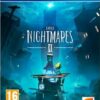 framsidan av spelboxen till tv spelet Little nightmares II på playstation 4 i europeisk pal utgåva