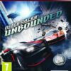 framsidan av tv-spelet Ridge Racer Unbounded till ps3 i europeisk pal utgåva